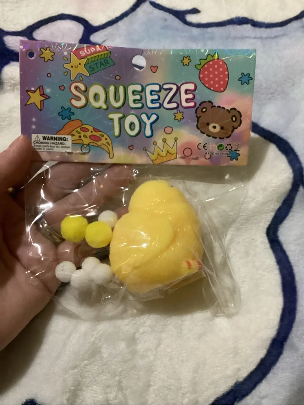 Squeeze Toy Yellow Chick Stress Reliever